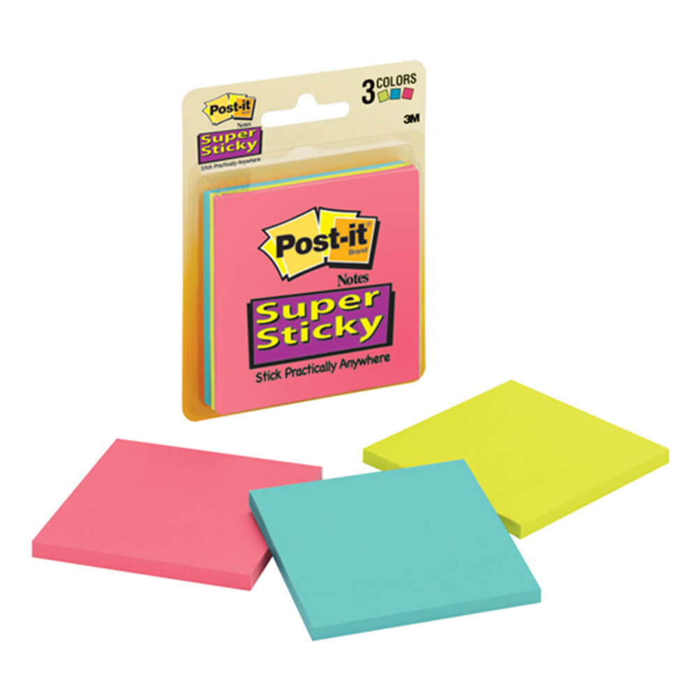 Post-IT Super Sticky Notes 76x76mm (3 podkładki)