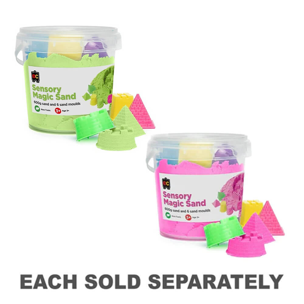 EC Sensory Magic Sand with 6 Moulds 600g