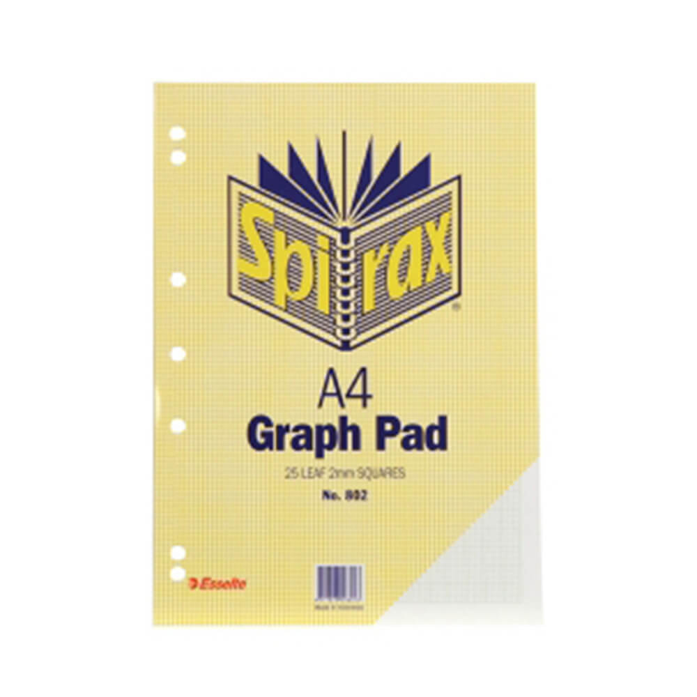 Pad graphique Spirax A4 25 feuilles (pack de 10)