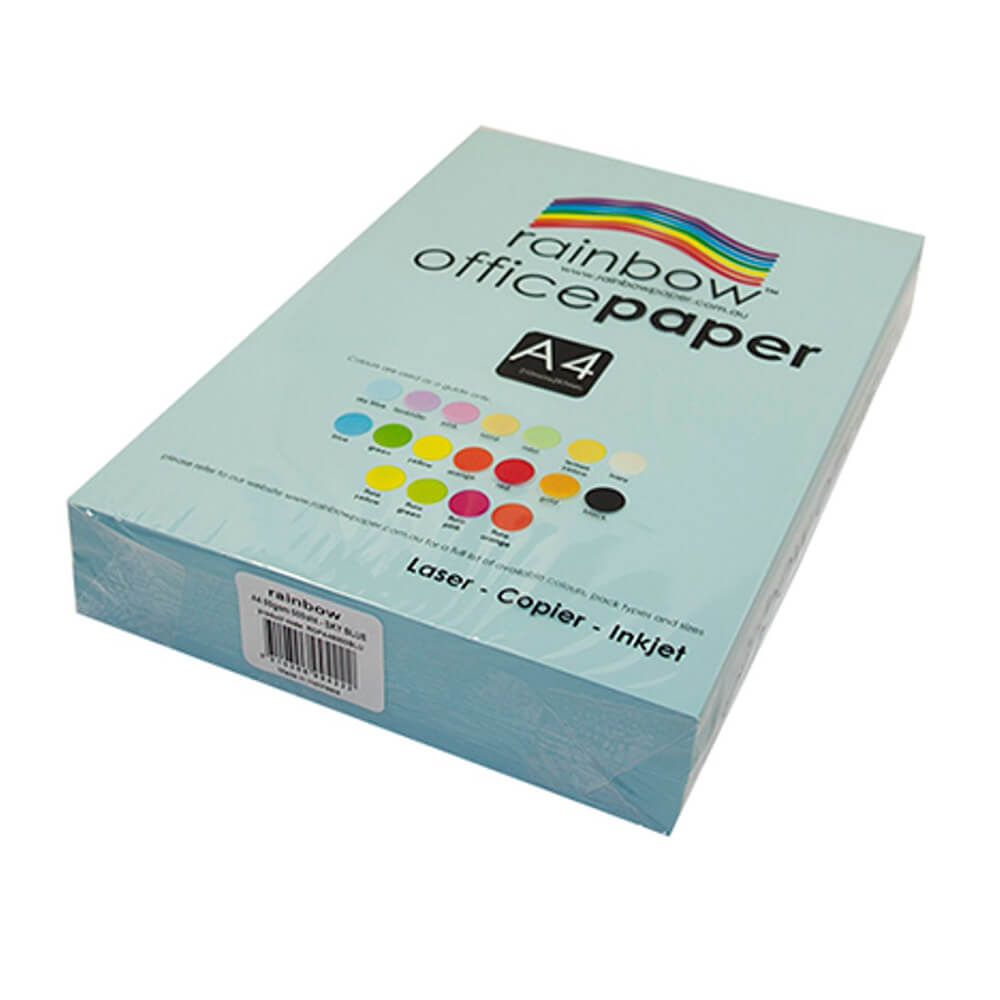  Regenbogenfarbenes A4-Bürokopierpapier (80 g/m²)