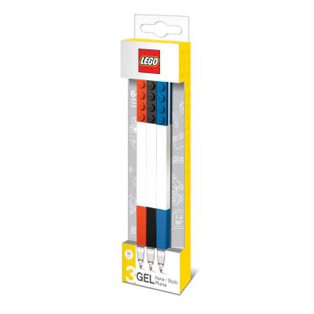 Lego Gel Pen med byggbara tegelstenar (vit)