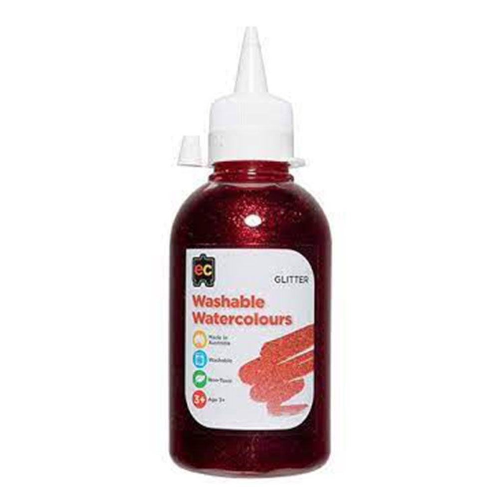 EC Washable glitter akvarellmaling 250 ml