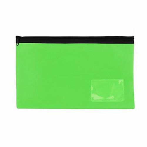 Celco Bright Pencil Case w/ 1 Zip (Lime Green)