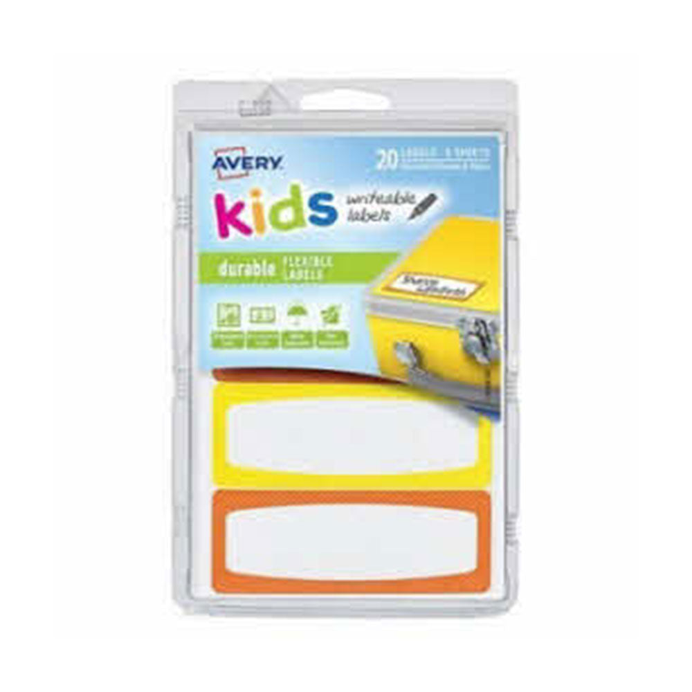 Avery Writable Kids ID Labels 20 stks (89x32mm)