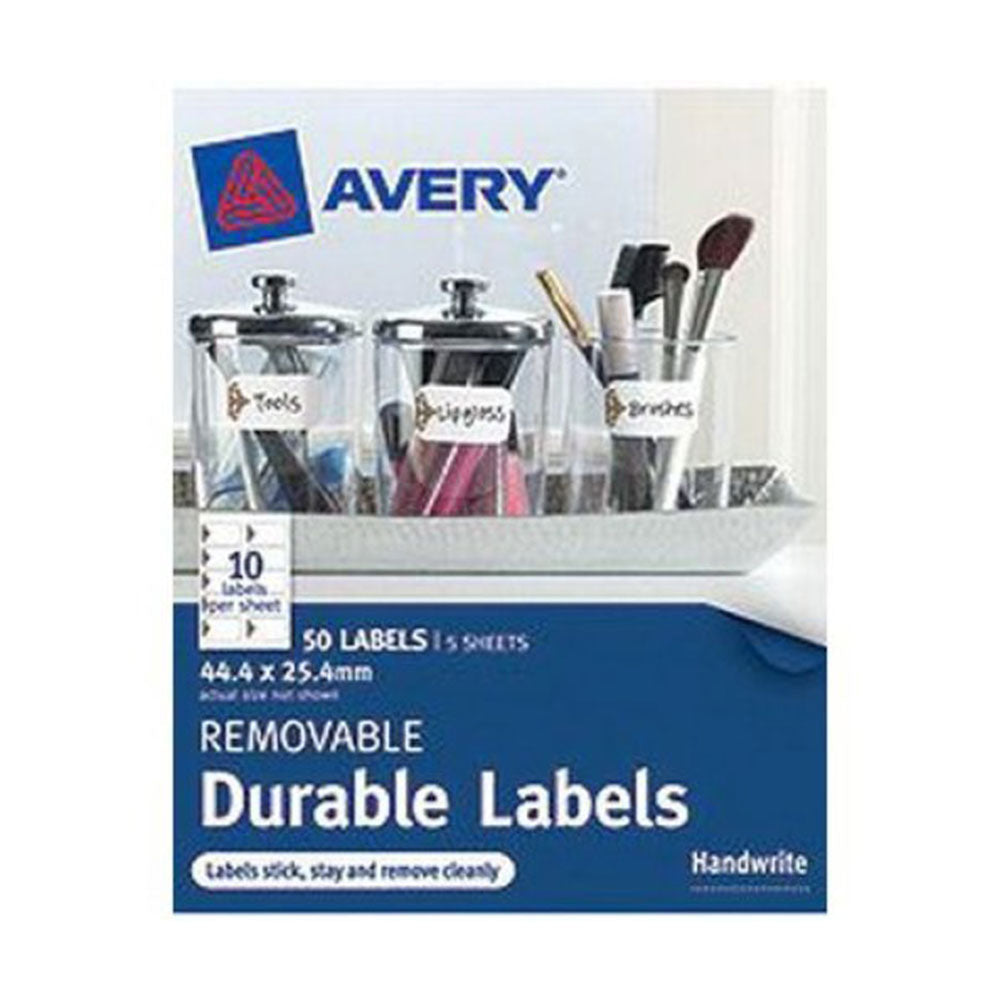 Avery Writeble Organize Etichette 50pcs (44x25mm)