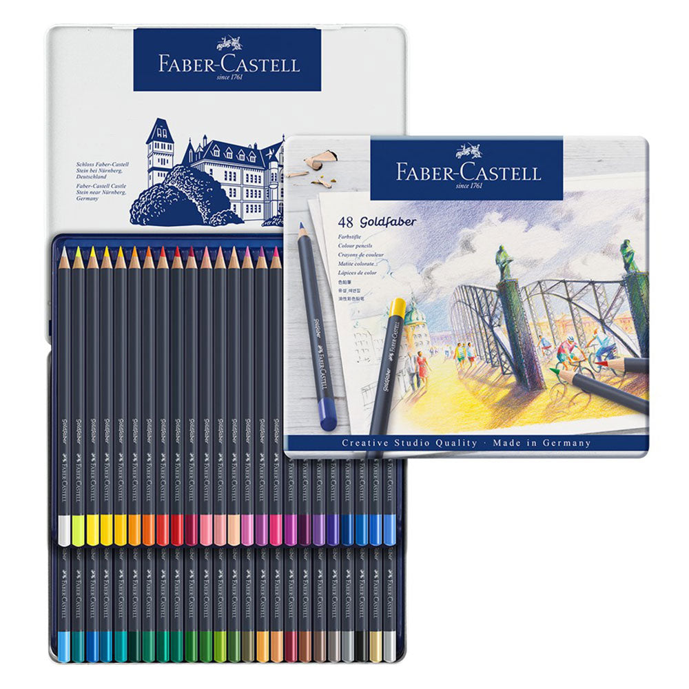 Faber-Castell Goldfaber Color Lápis em lata