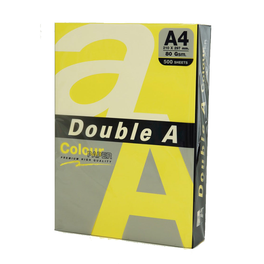 Double A A4 80gsm Deep Colour Copy Paper 500pcs