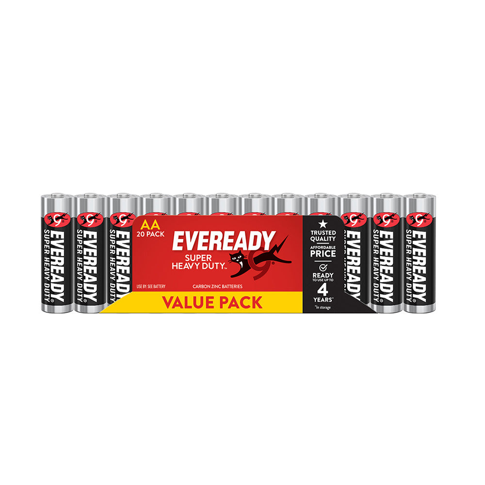 Eveready Super Heavy Duty Battery 20st (svart)