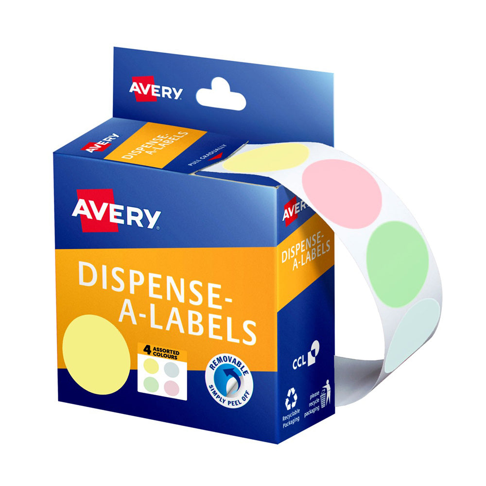 Adesivi a punta del distributore Avery