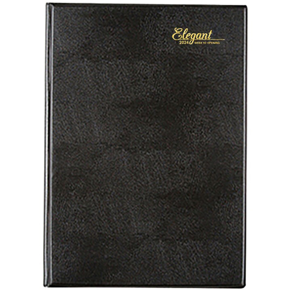 Cumberland Elegant A4 2024 Diário (preto)