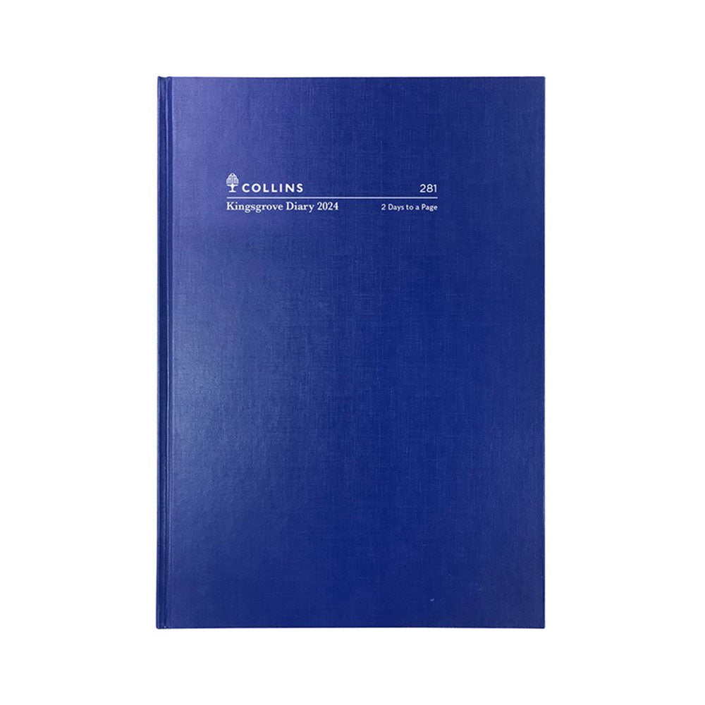 Collins Debden Kingsgrove A5 2024 Diary (azul)