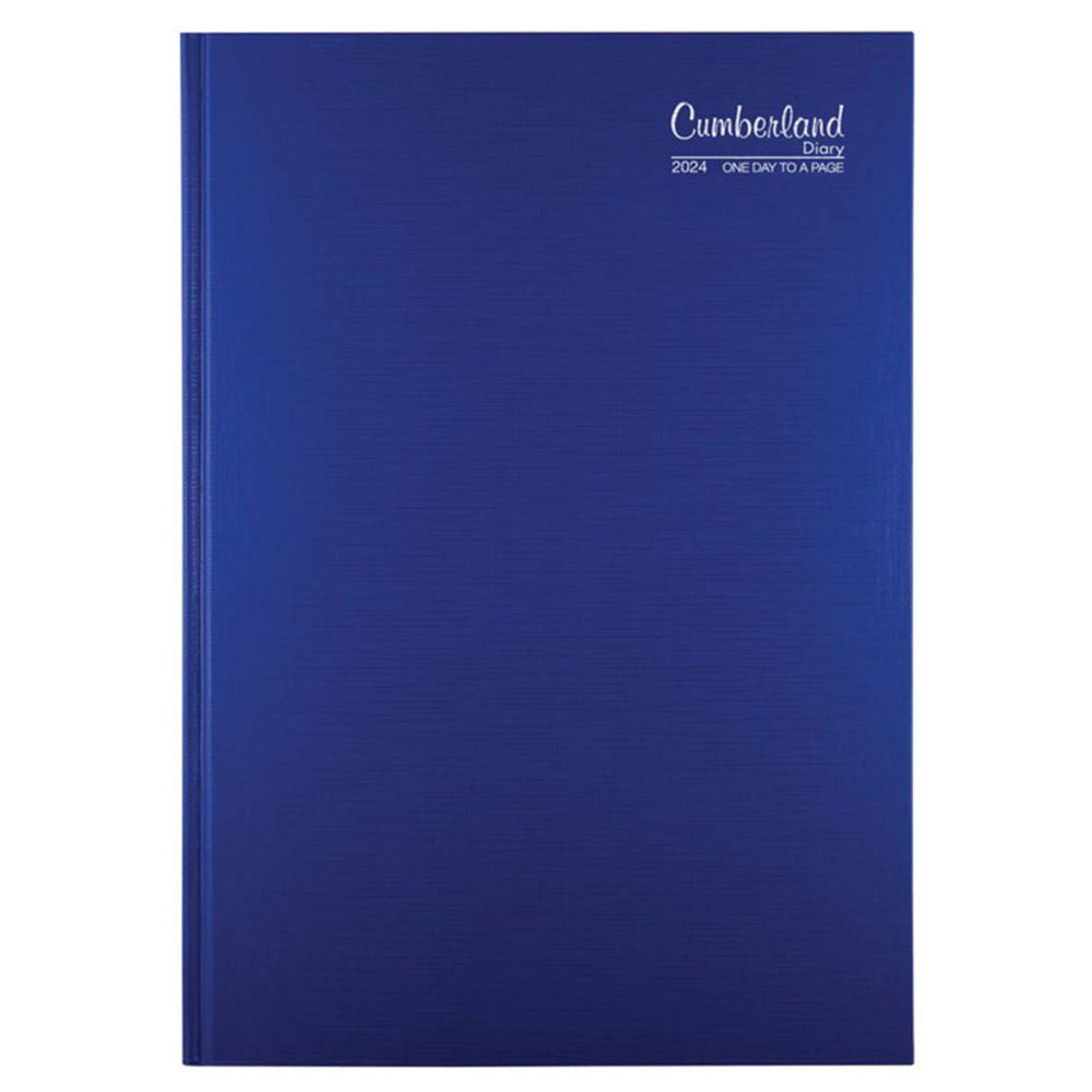 Cumberland Premium Casebound A5 2024 Diary (Blue)