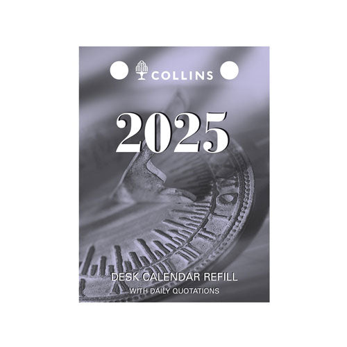 Collins 2025 Desk Calendar Refill (76x102mm)