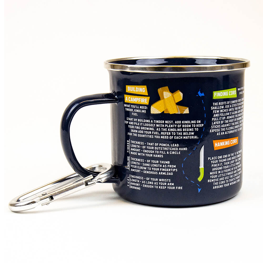 Gift Republic Camping Emaille-Tasse