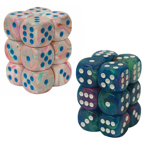 Festive Chessex 16mm D6 Dice Block