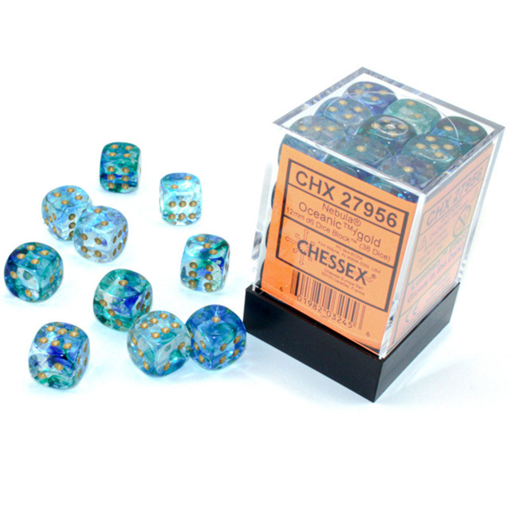 Nebulosa CHESSEX 12 mm D6 Bloque de dados luminario