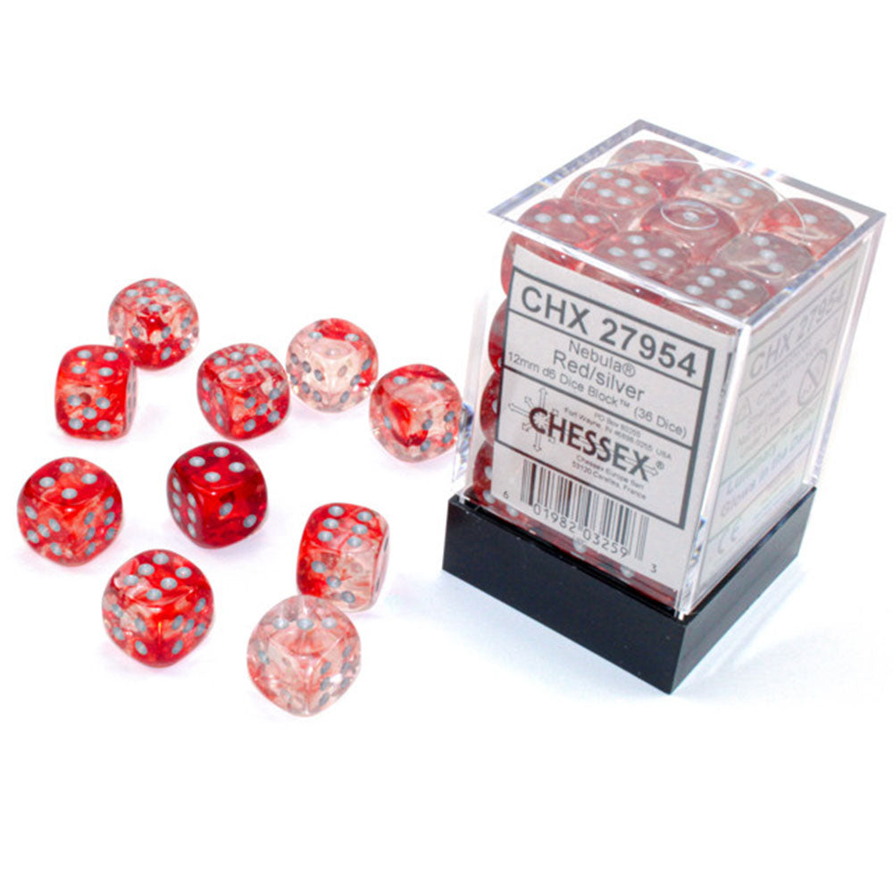 Nebulosa CHESSEX 12 mm D6 Bloque de dados luminario