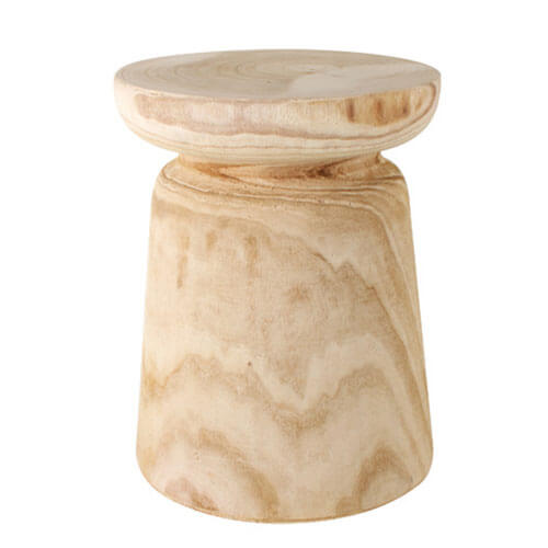 Ester Paulownia Wooden Stool (40x32x32cm)