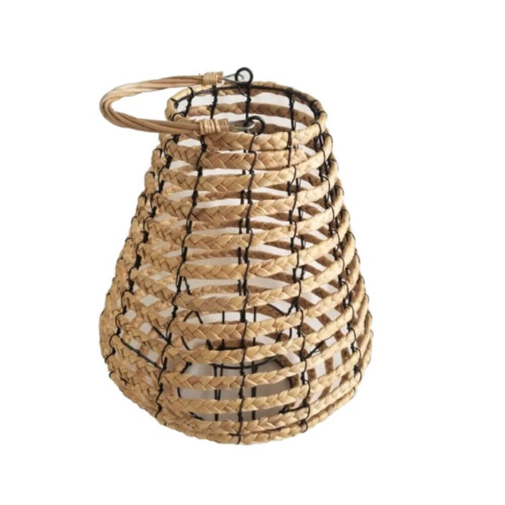 Bella Seagrass Lantern med trådramme