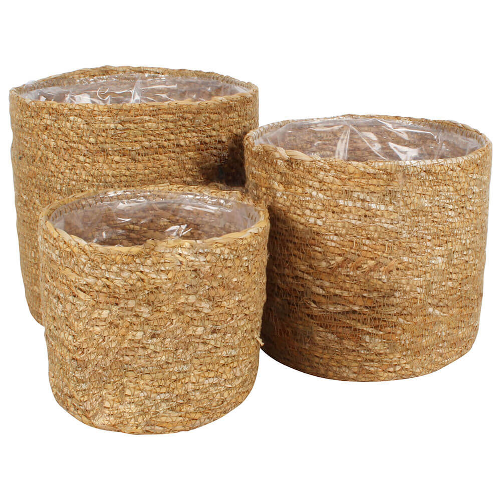 Coffs Seagrass fored Baskets Round 3 Sett 18x18cm