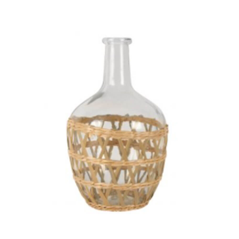 Tate Seagrass vevd vase