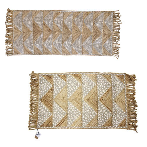 Laaj Jute Cotton Braided Rug