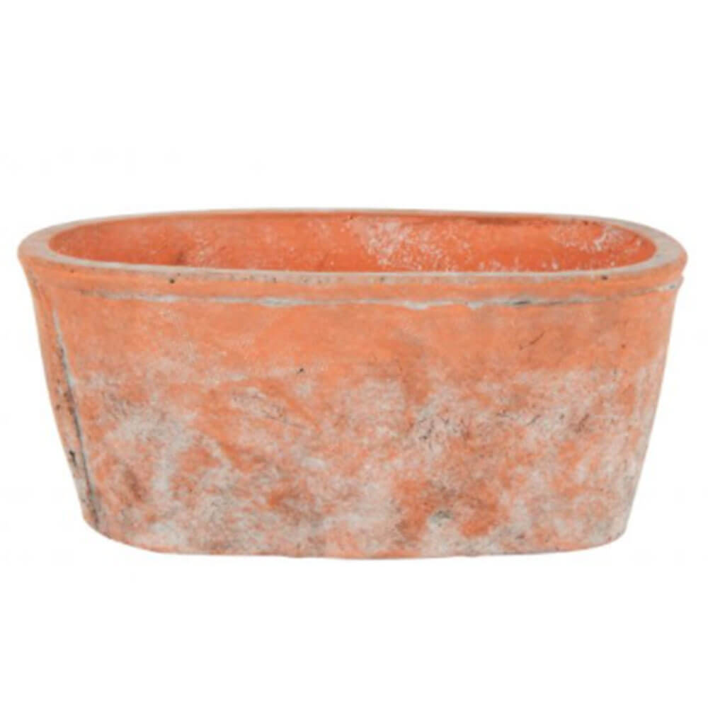 Sersi Antik ansigtsbeton Pot Terracotta