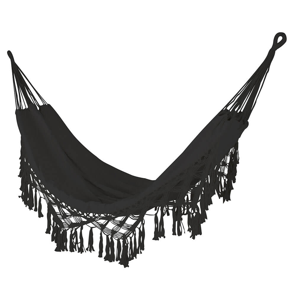 Chill MacRame Style Canvas Hammock (200x140cm)