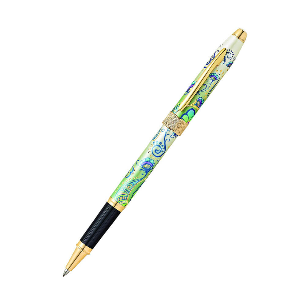 Botanica Green Daylily 23Ct Gold Pen