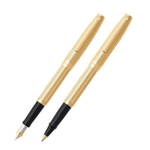 Sagaris Fluted Gold/Gold Trim Pen