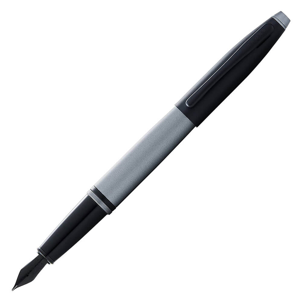 Cross Calais Fountain Pen (matgrijs/zwart)