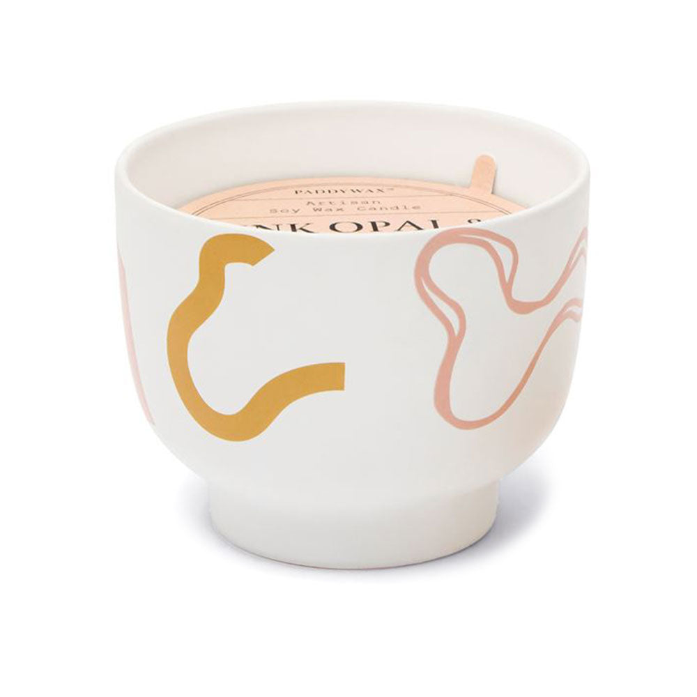 Wabi Sabi Pink Opal & Persimmon Scented Candle