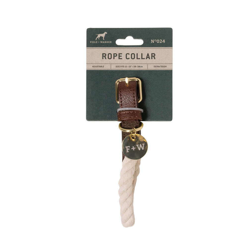 Field & Wander Rope Dog Collar