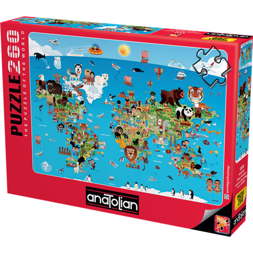 Anatoliano il puzzle del mondo 260pcs