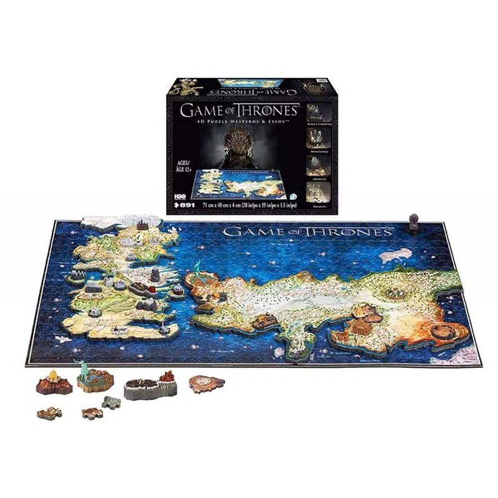 Game of Thrones Westeros & Essos 4D Puzzle