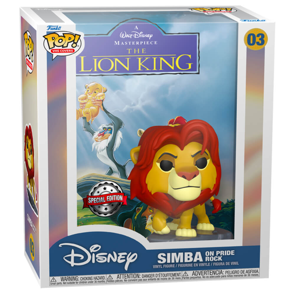 ¡Lion King Simba en Pride Rock Us Exclusive Pop! Cubrir