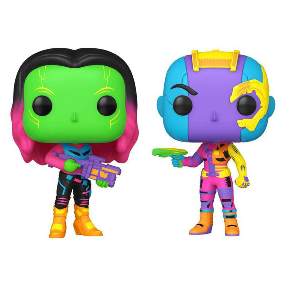 Gamora & Nebula Black Light US Exclusive Pop! 2pk