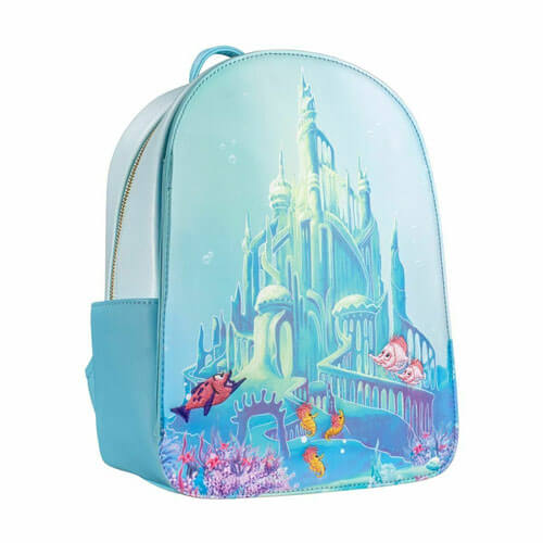 Little Mermaid (1989) Castle Snap Flap US Ex Mini Backpack