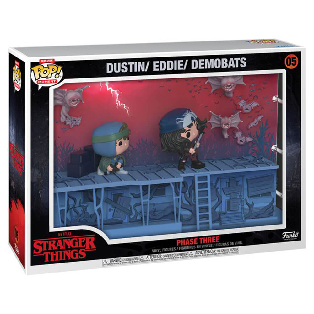 Stranger Things Dustin & Eddie Pop! Vinyl Moment Deluxe