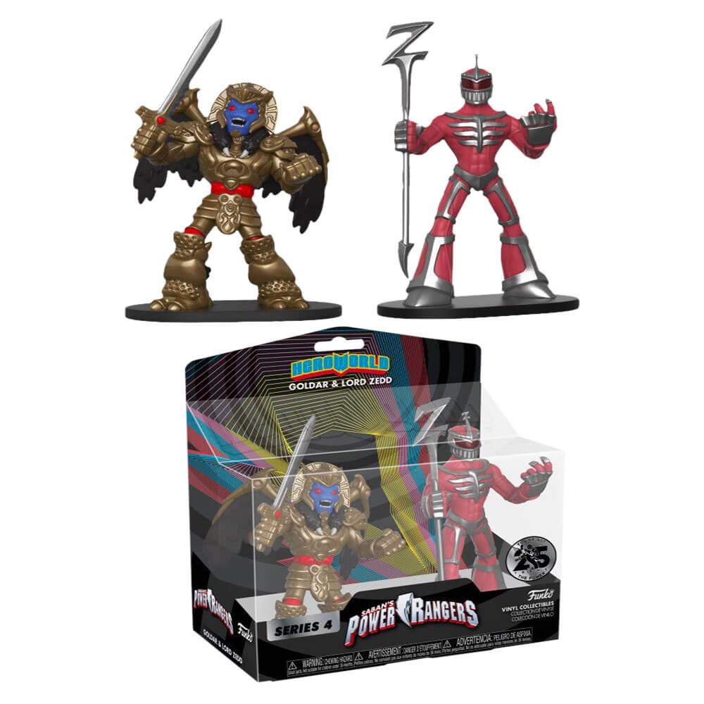 Power Rangers Hero World Goldar / Zedd 2 Pk