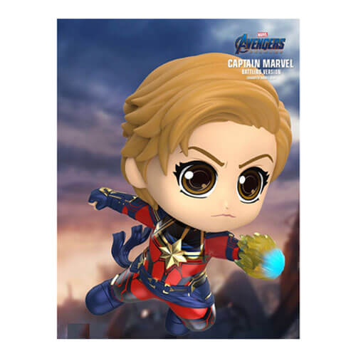 Avengers 4 Endgame Captain Marvel Battling Cosbaby