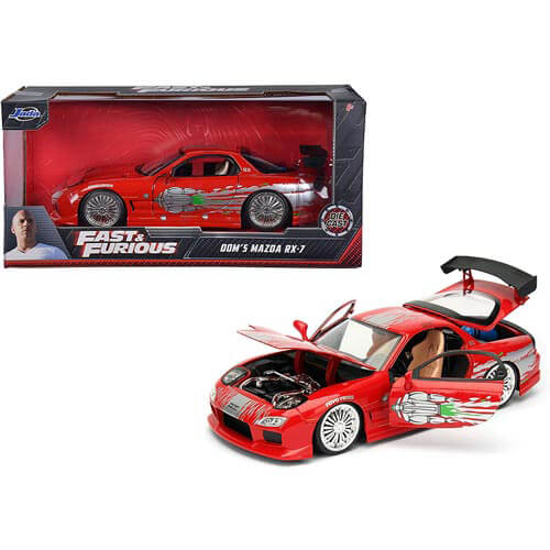 F&F 1993 Mazda RX-7 1:24 Scale Hollywood Ride