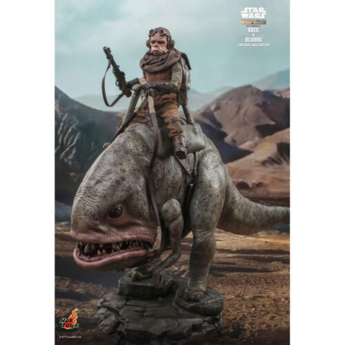 Star Wars: Mandalorian Kuiil & Blurrg 1:6 Action Figure