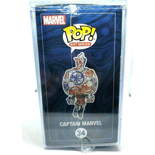 Captain Marvel Patriotic Age Artist US Pop!