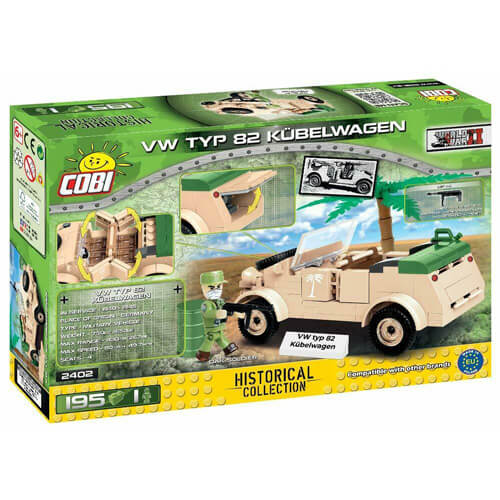 World War II VW Typ 82 Kubelwagen 195pcs