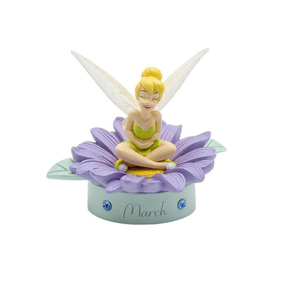 Escultura de birthstone bell tinker bell