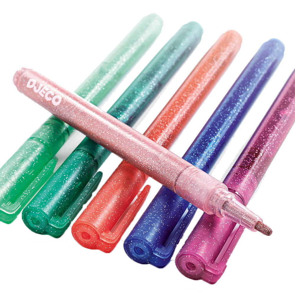 DJECO Glitter marker (confezione di 6)