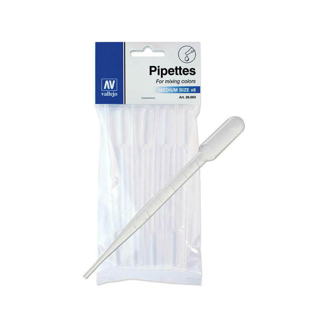 Pippettes pour outils de peinture Vallejo pour mélanger les couleurs