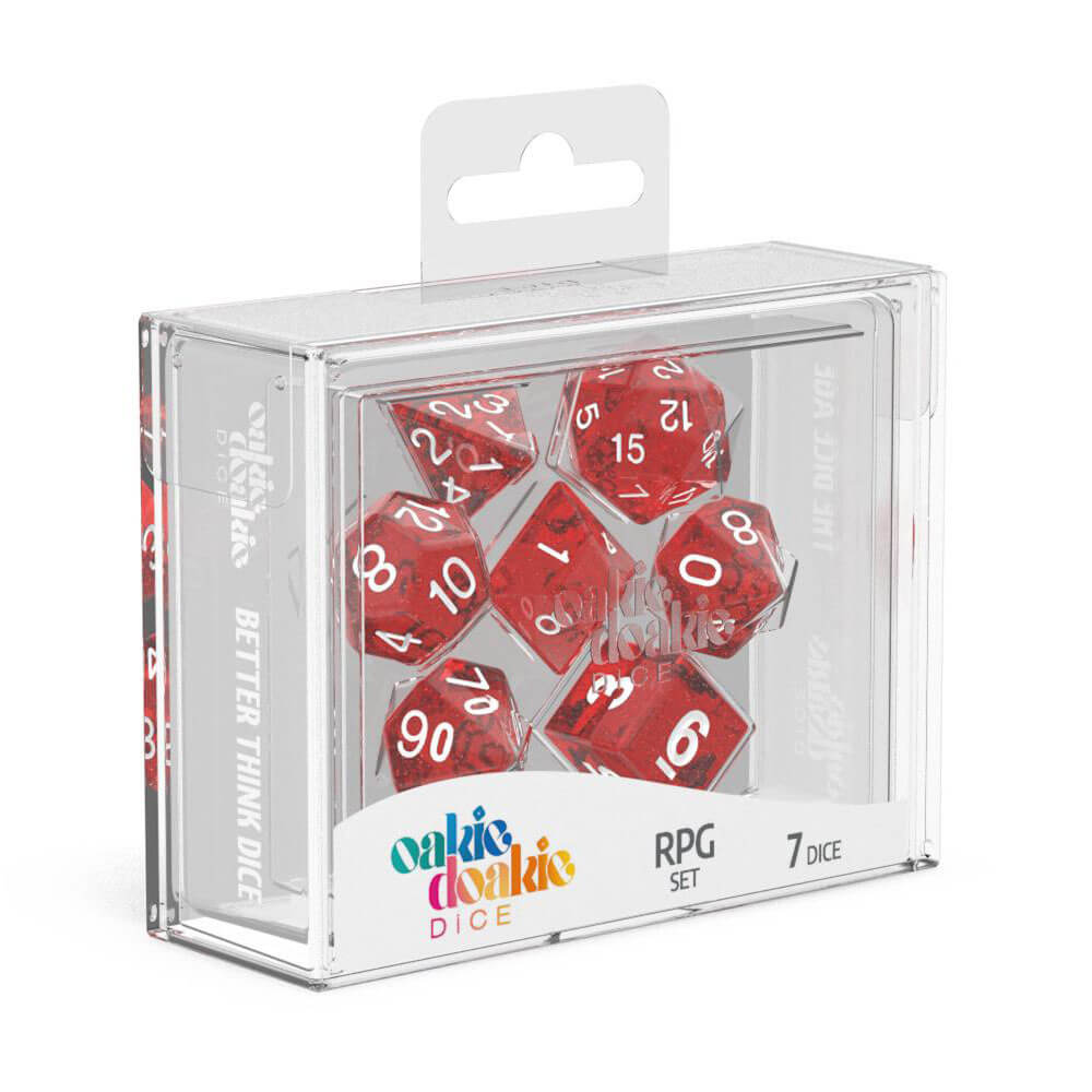 Oakie Doakie RPG Set Speckled Dice 7sts