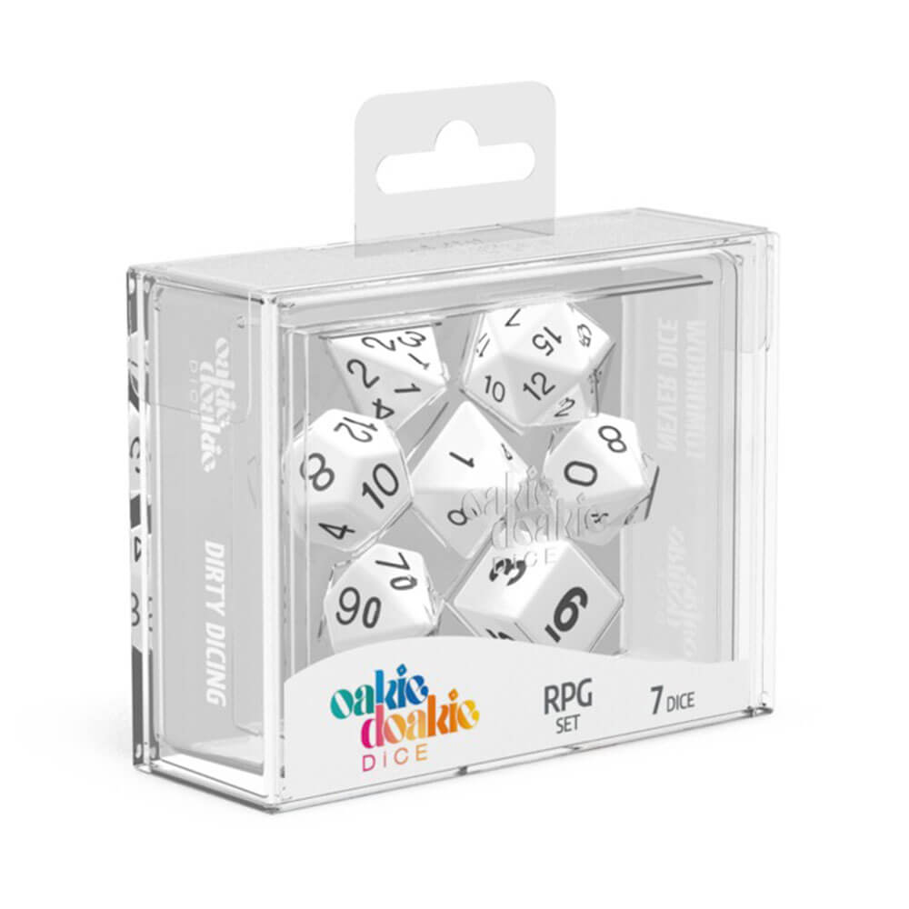 Oakie Doakie RPG Set Solid Dice 7tlg